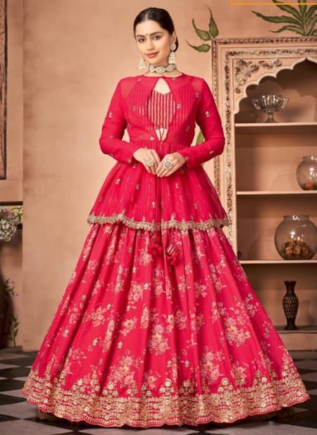 Pink Colour Anandam New Latest Designer Ethnic Wear Designer Georgette Salwar Suit Collection 2400